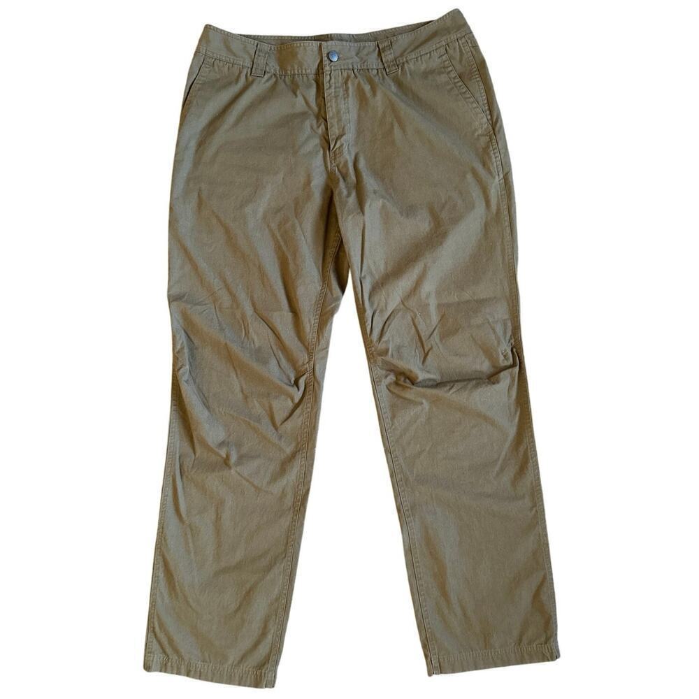Men’s Stio Hiking Outdoor Organic Cotton Brown Pants Size 36